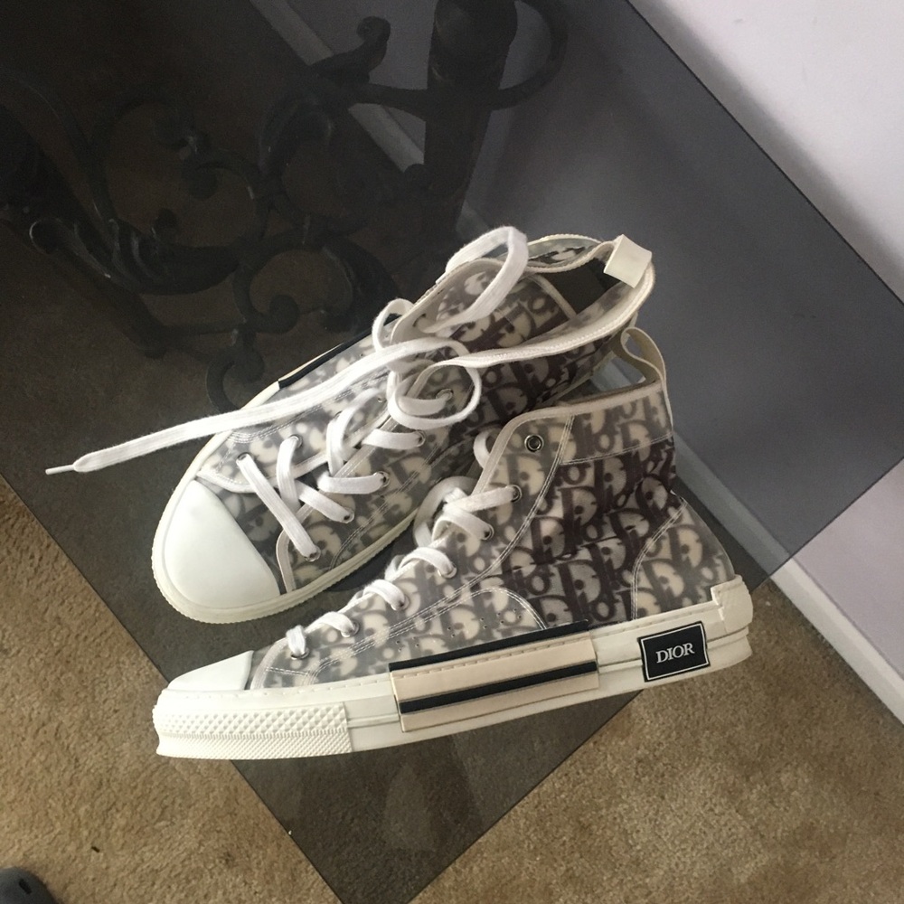 DIOR MEN B23 Sneakers Black and White